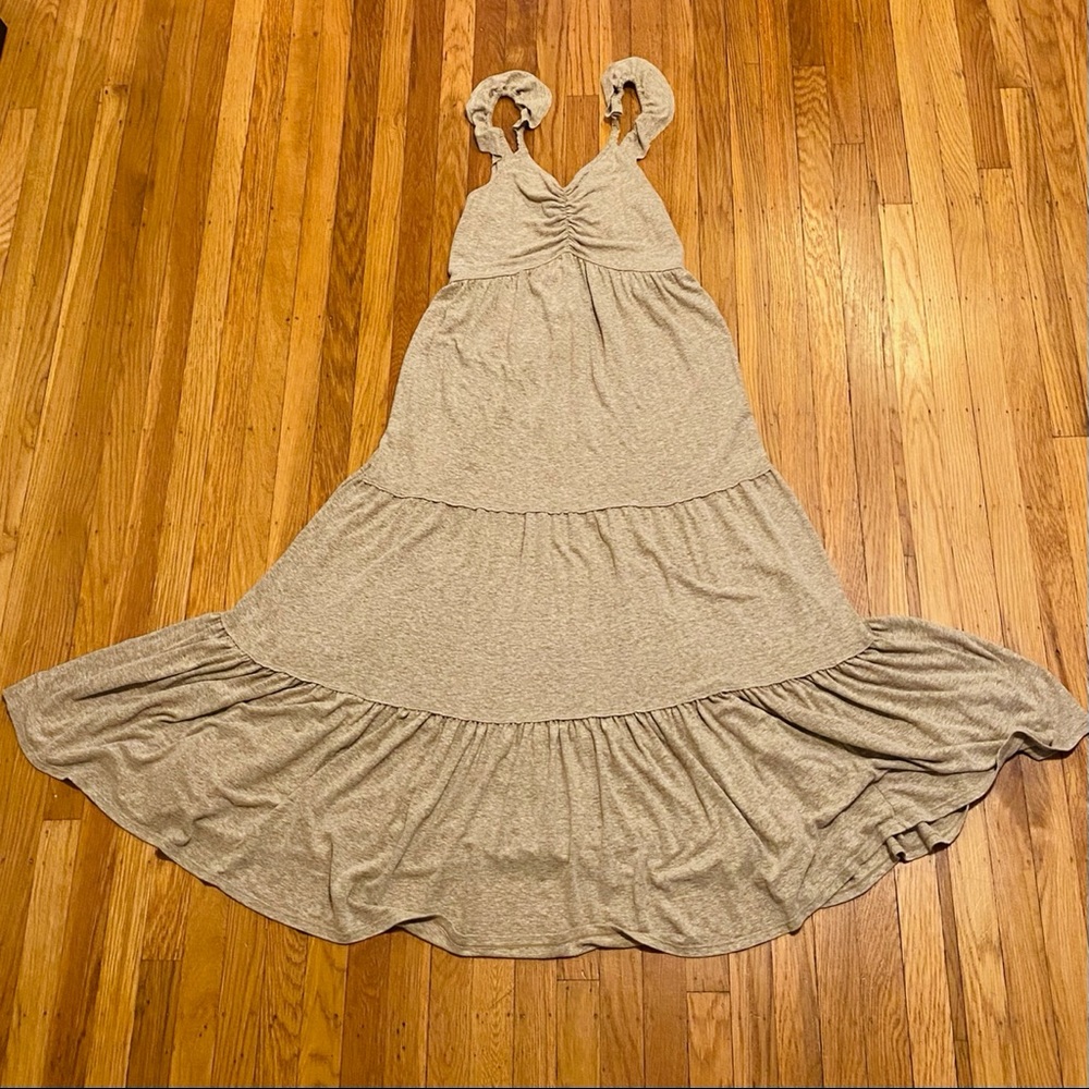 Free People Beach Oatmeal Maxi Dress